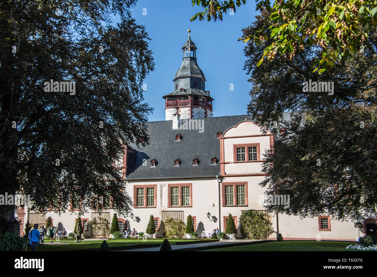 Weilburg esplendor castillo en el Lahn Foto de stock