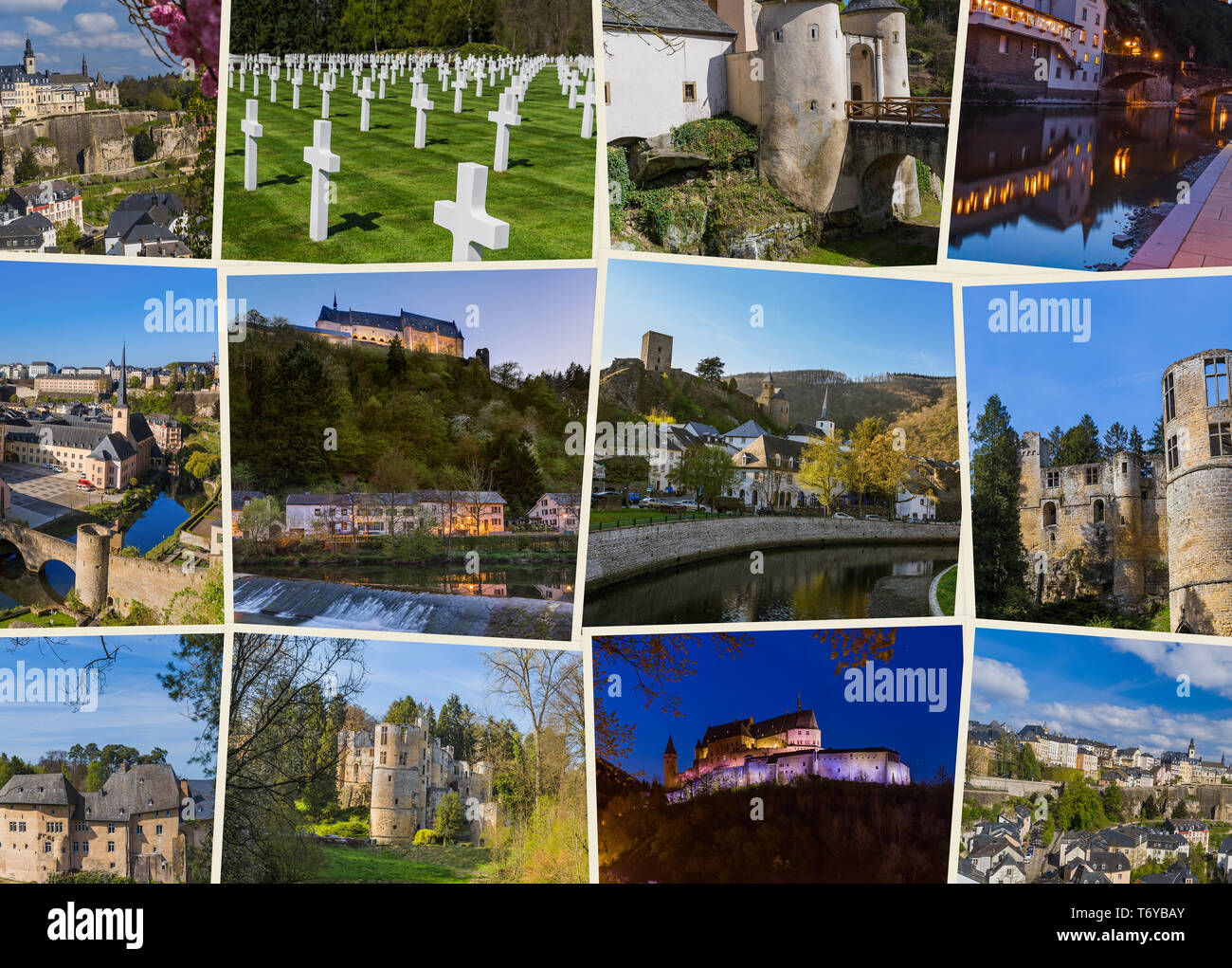 Imágenes de viajes de Luxemburgo Foto de stock