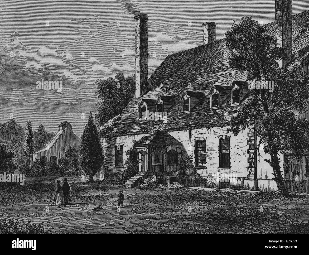 Grabado de la sala de gunston fotografías e imágenes de alta resolución