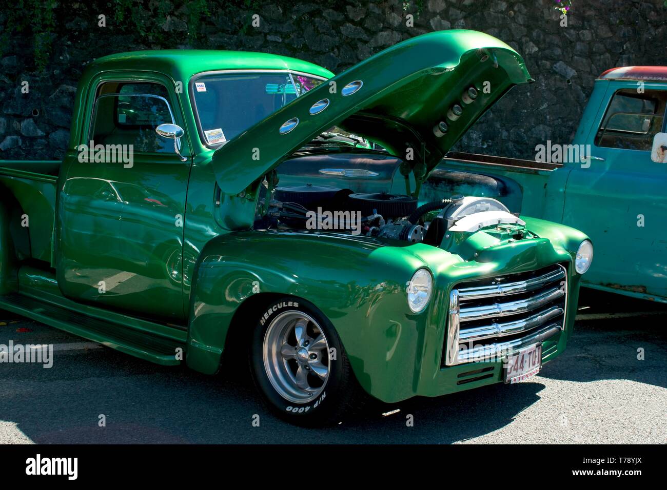 Palmview, Queensland, Australia - 5 de mayo de 2019: camioneta GMC 1950. Foto de stock