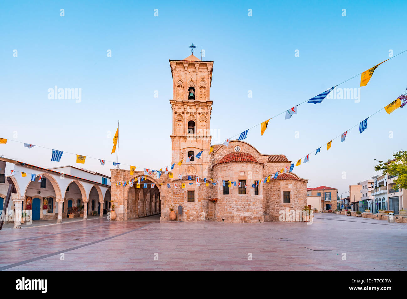Iglesia de San Lázaro, a finales del siglo XI. iglesia en Larnaca, Chipre Foto de stock