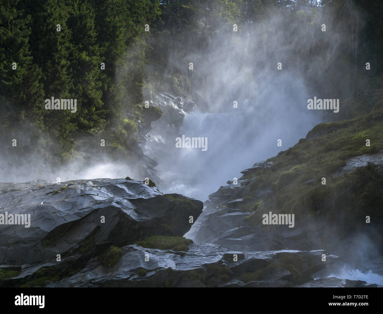 Krimmler Falls, Salzburger Land, Austria Foto de stock