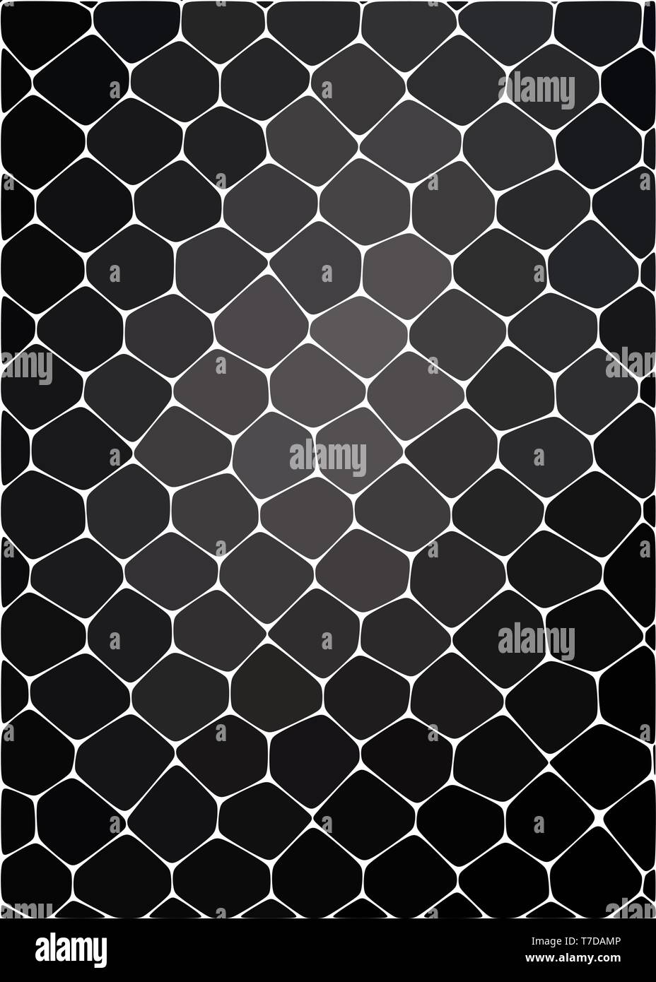 Negro gradiente escala patrón de cubo perfecto fondo repetir Ilustración del Vector