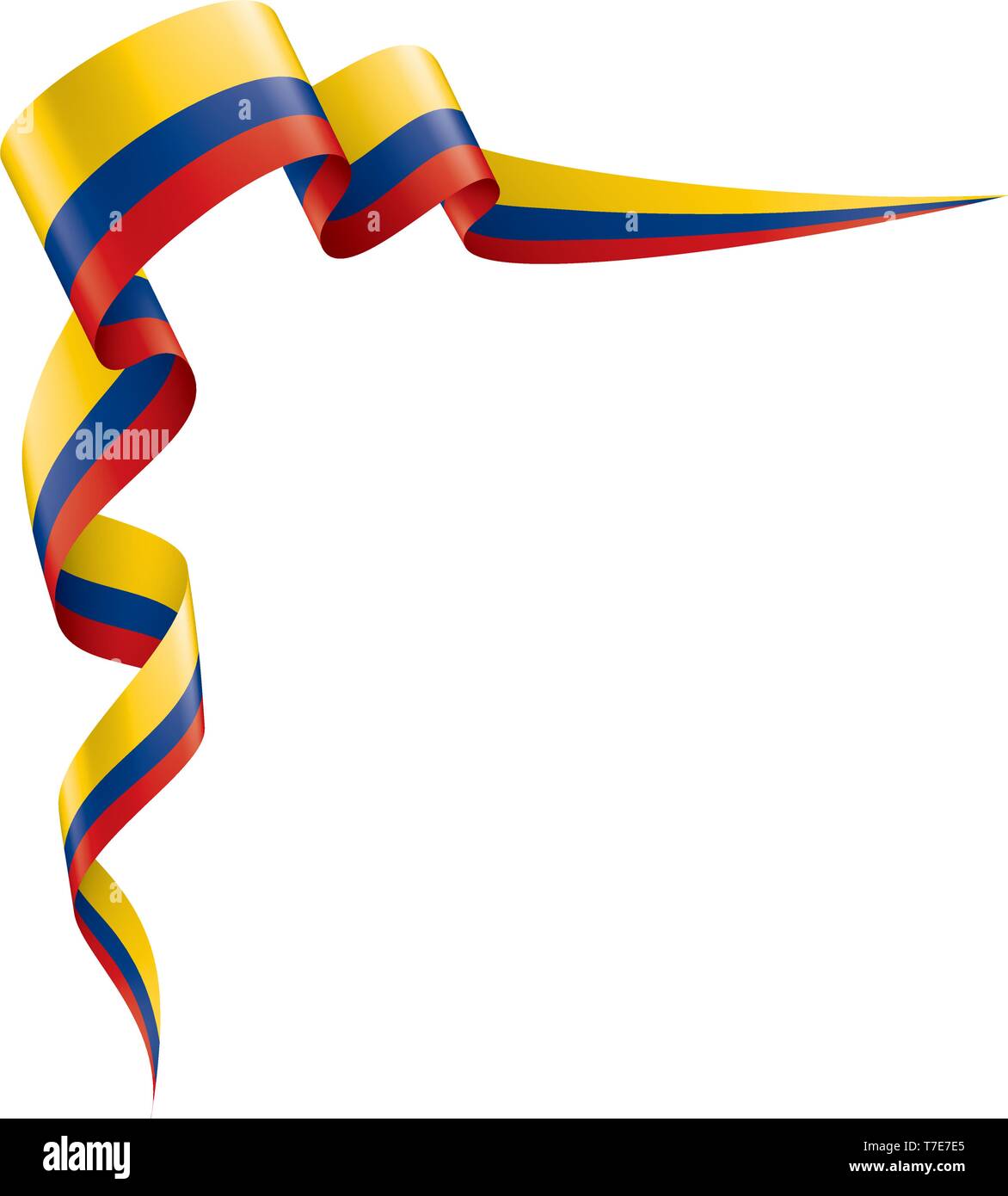 Bandera colombia cinta Imágenes recortadas de stock - Alamy