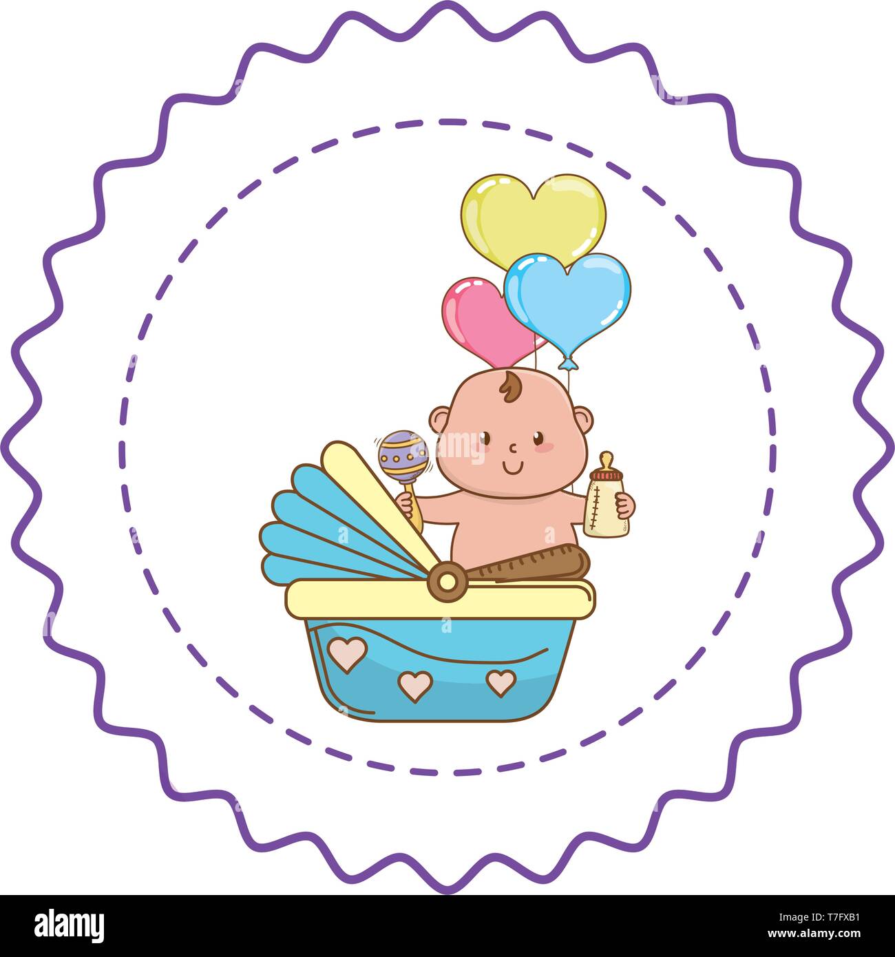 Baby Shower Bebe Aguantando La Botella Y Maraca En Canasta En Tres Corazones Globos Caricaturas De Sello Etiqueta Redonda Ilustracion Vectorial Diseno Grafico Imagen Vector De Stock Alamy Baby Shower Bebe Aguantando La Botella Y Maraca En Canasta En Tres Corazones Globos Caricaturas De Sello Etiqueta Redonda Ilustracion Vectorial Diseno Grafico Imagen Vector De Stock Alamy