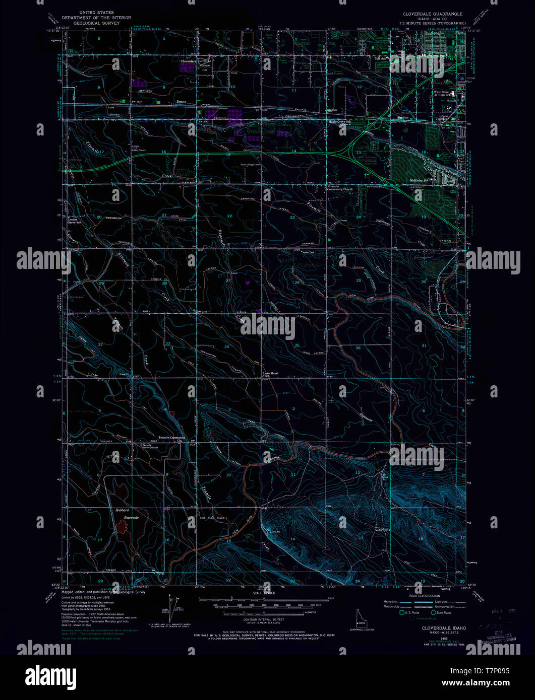 Mapa de cloverdale fotografías e imágenes de alta resolución Alamy