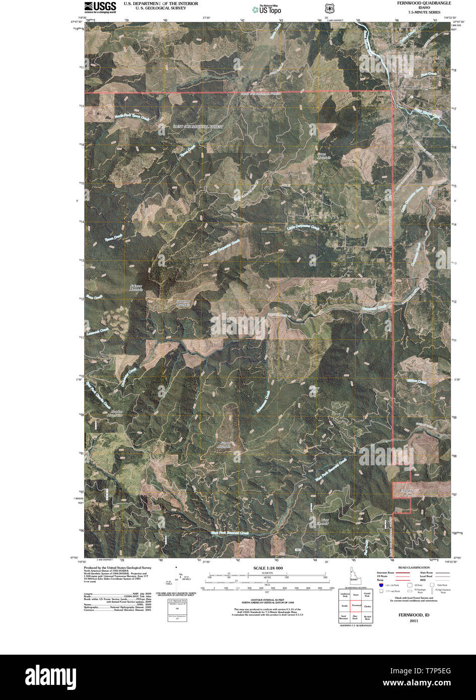 Mapa de fernwood fotografías e imágenes de alta resolución Alamy