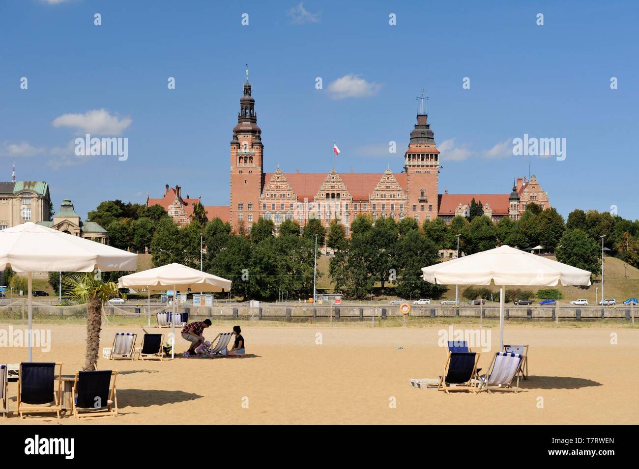 Polonia, Pomerania Occidental, Szczecin, Oder zona turística llamada