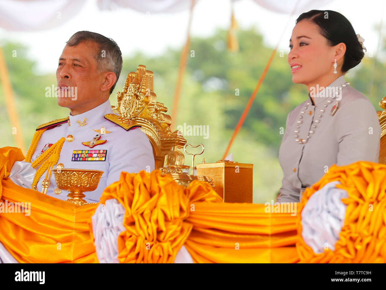 Rey de Tailandia Maha Vajiralongkorn Bodindradebayavarangkun (Rama X) y