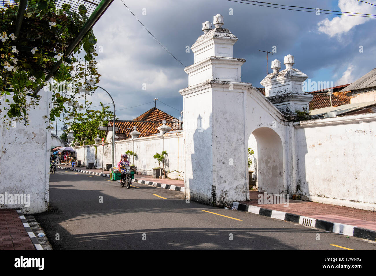 Indonesia, Java , zona de Yogyakarta, Yogyakarta, el palacio de Kraton. Foto de stock