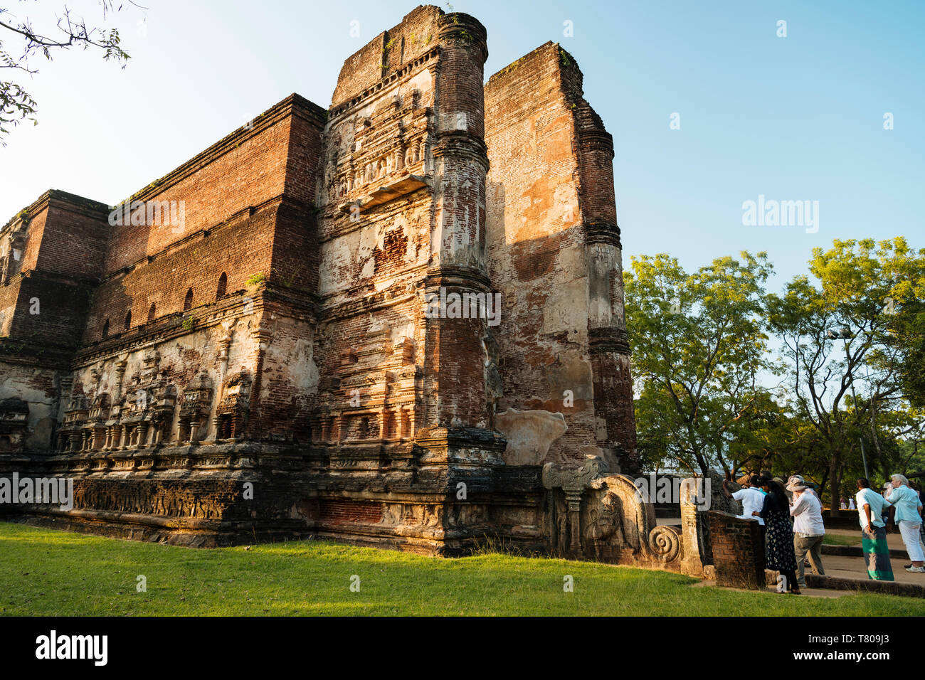 Templo Lankatilaka, Polonnaruwa, Sitio del Patrimonio Mundial de la UNESCO, la Provincia Central del Norte, Sri Lanka, Asia Foto de stock
