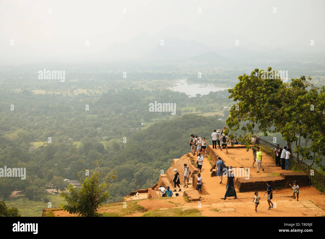 Sigiriya, Patrimonio de la Humanidad de la UNESCO, Provincia Central, Sri Lanka, Asia Foto de stock