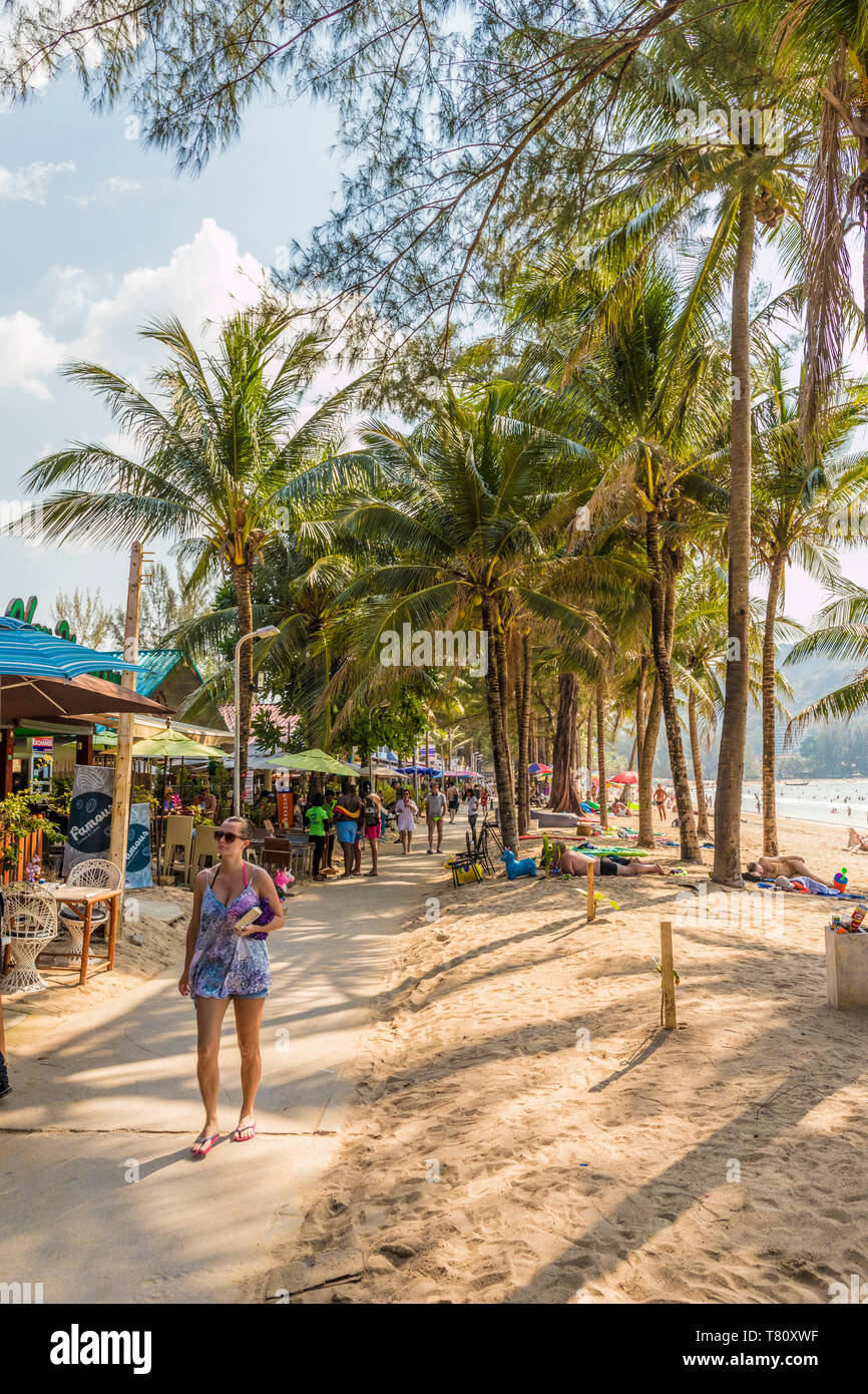 Kamala Beach en Phuket, Tailandia, el sudeste de Asia, Asia Foto de stock