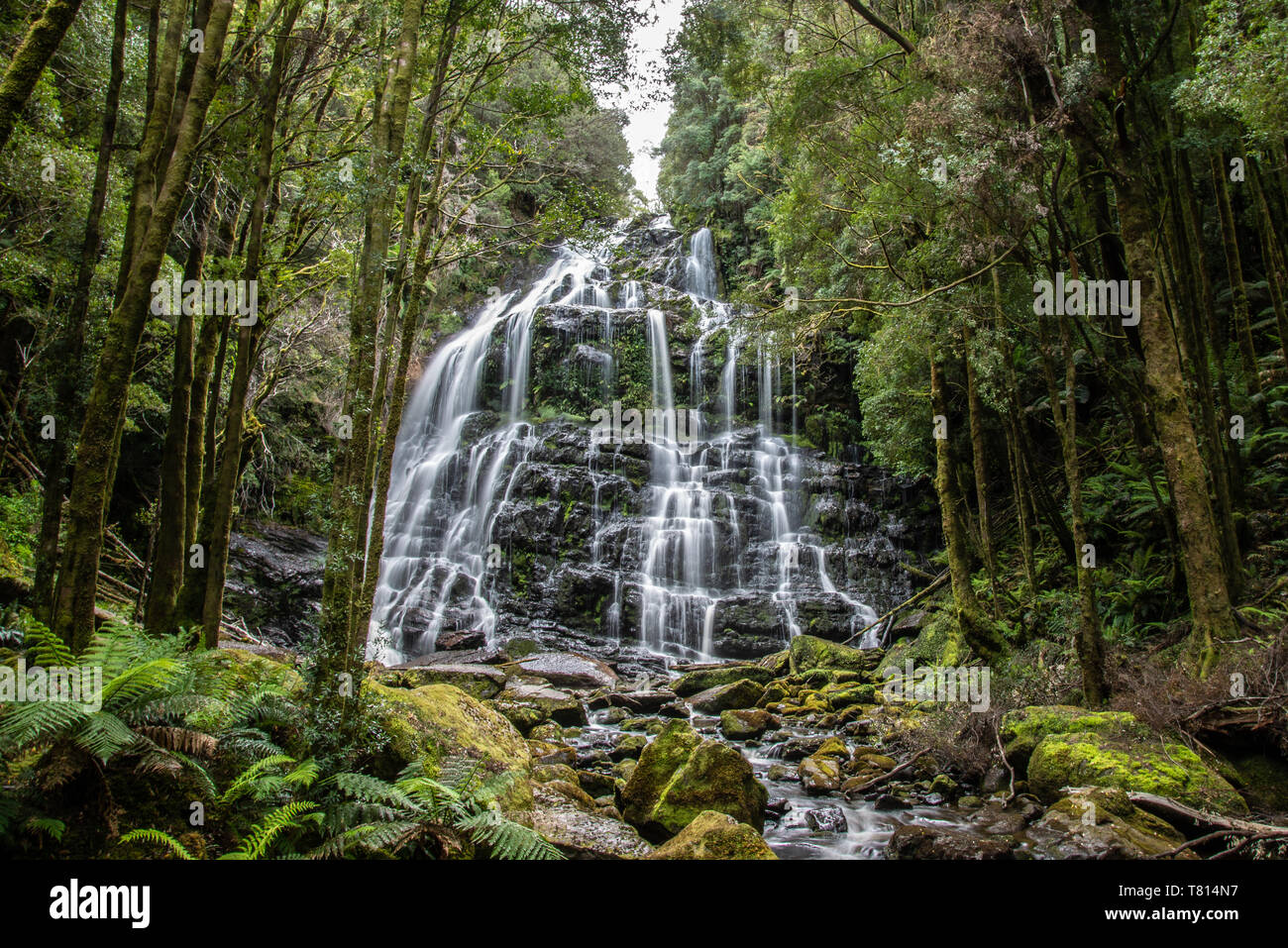 Nelson cae Tasmania Foto de stock