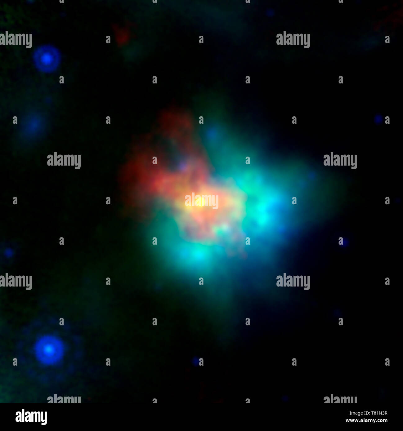 Remanentes de Supernova G54 Foto de stock