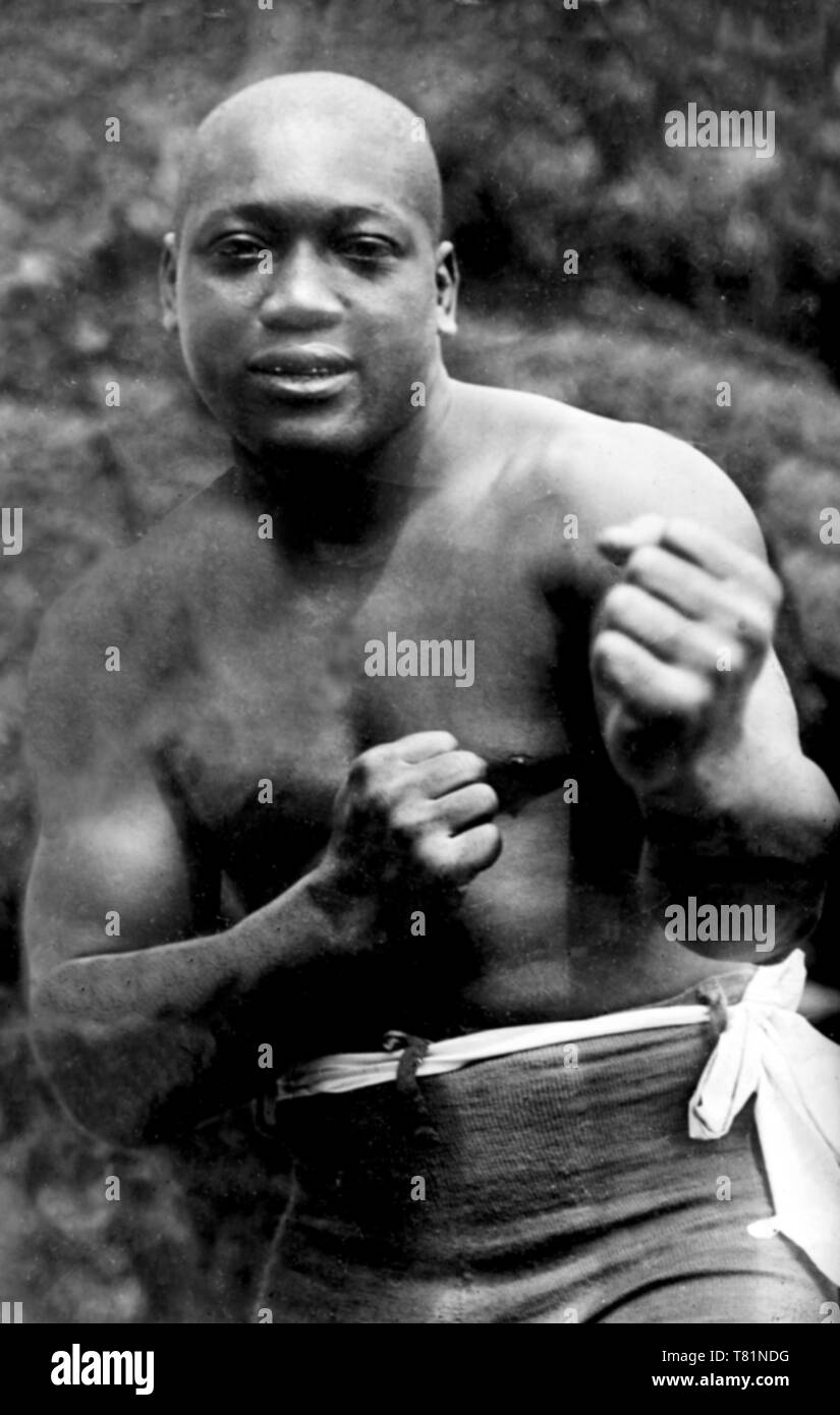 Jack Johnson, boxeador estadounidense Fotografía de stock - Alamy