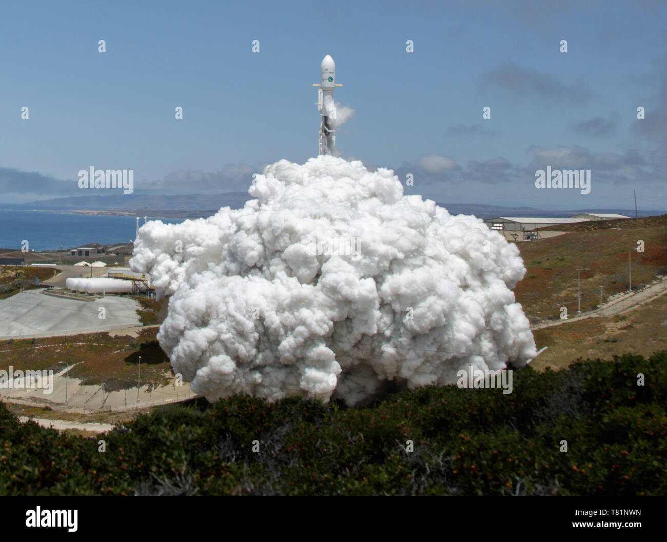 Gracia-FO de lanzamiento de SpaceX Foto de stock