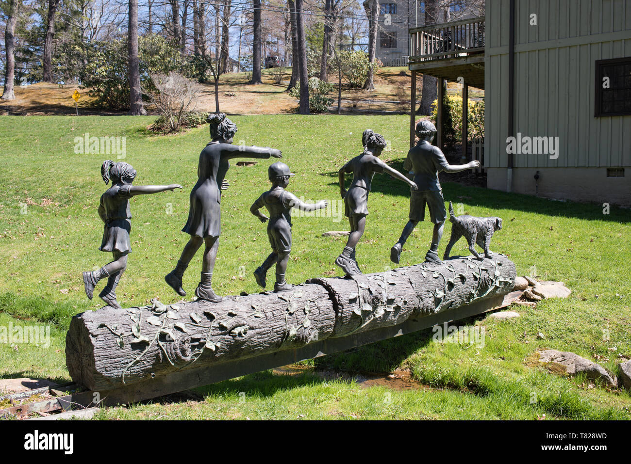 La escuela es un Crossnore Christian foster care organización que provee refugio y cobijo a los