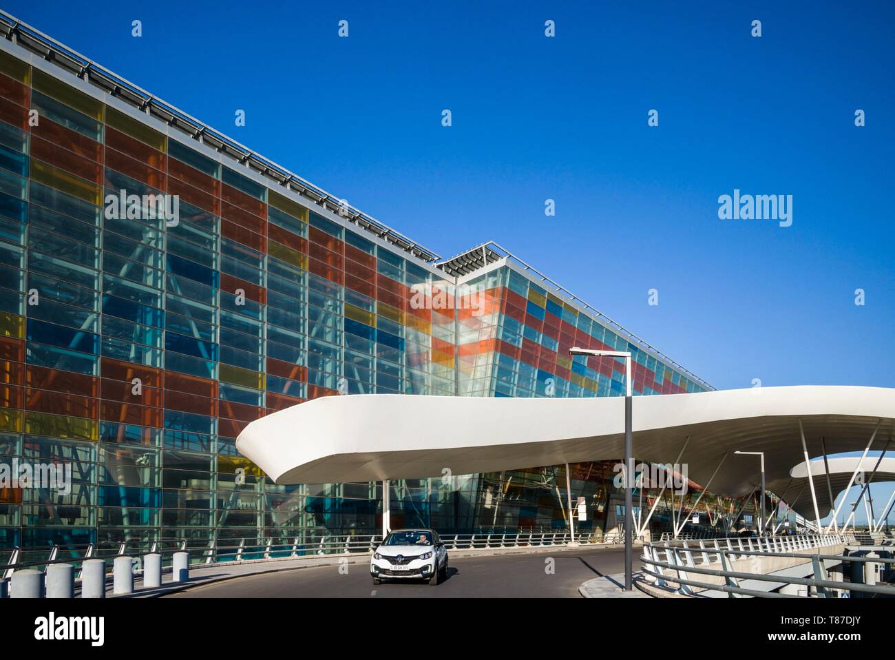 Armenia, Yerevan, Yerevan Zvarnots Airport, EVN, exterior Foto de stock