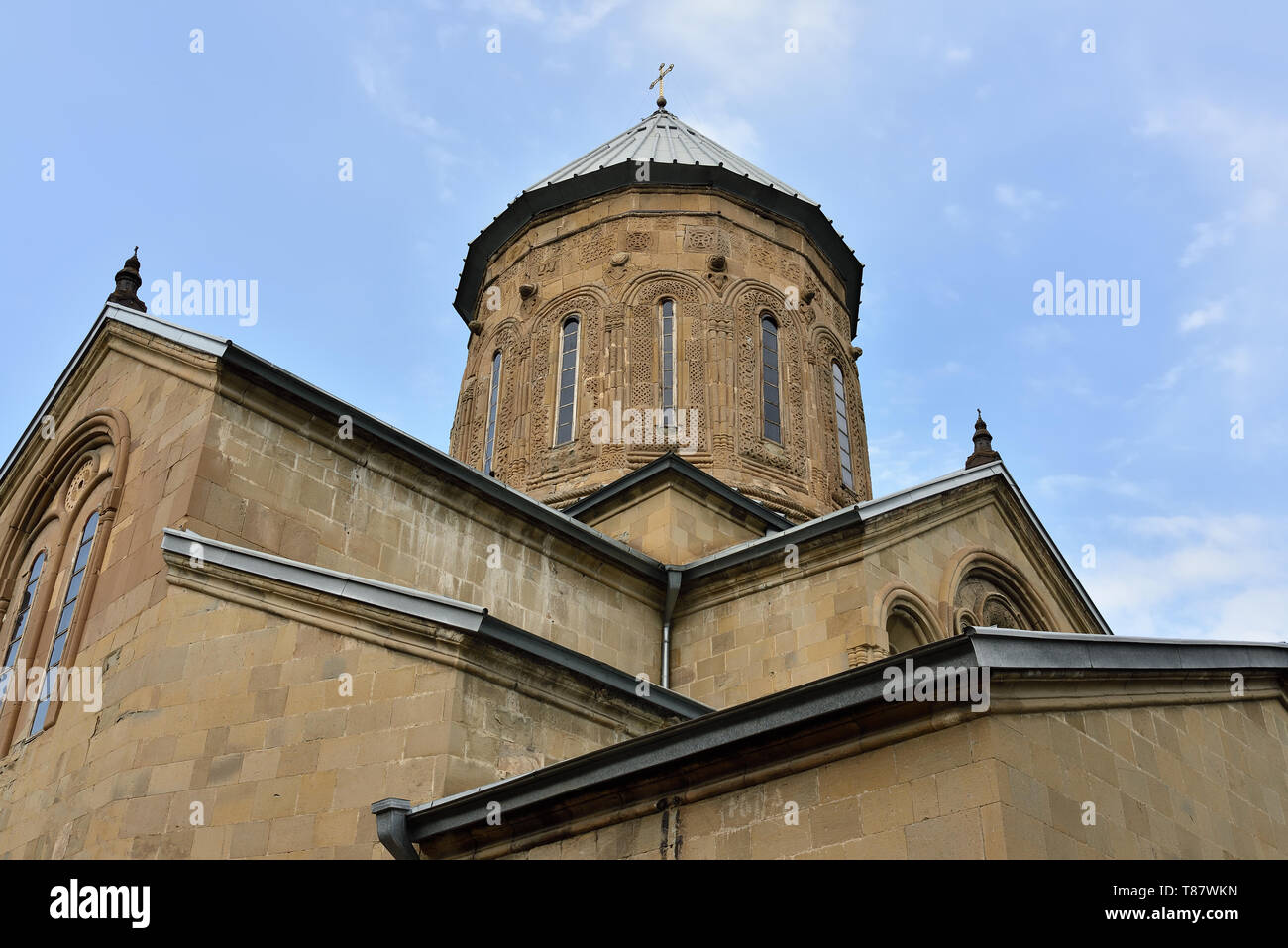 Monasterio Samtavro en ciudad histórica de Mtskheta, Georgia. Foto de stock