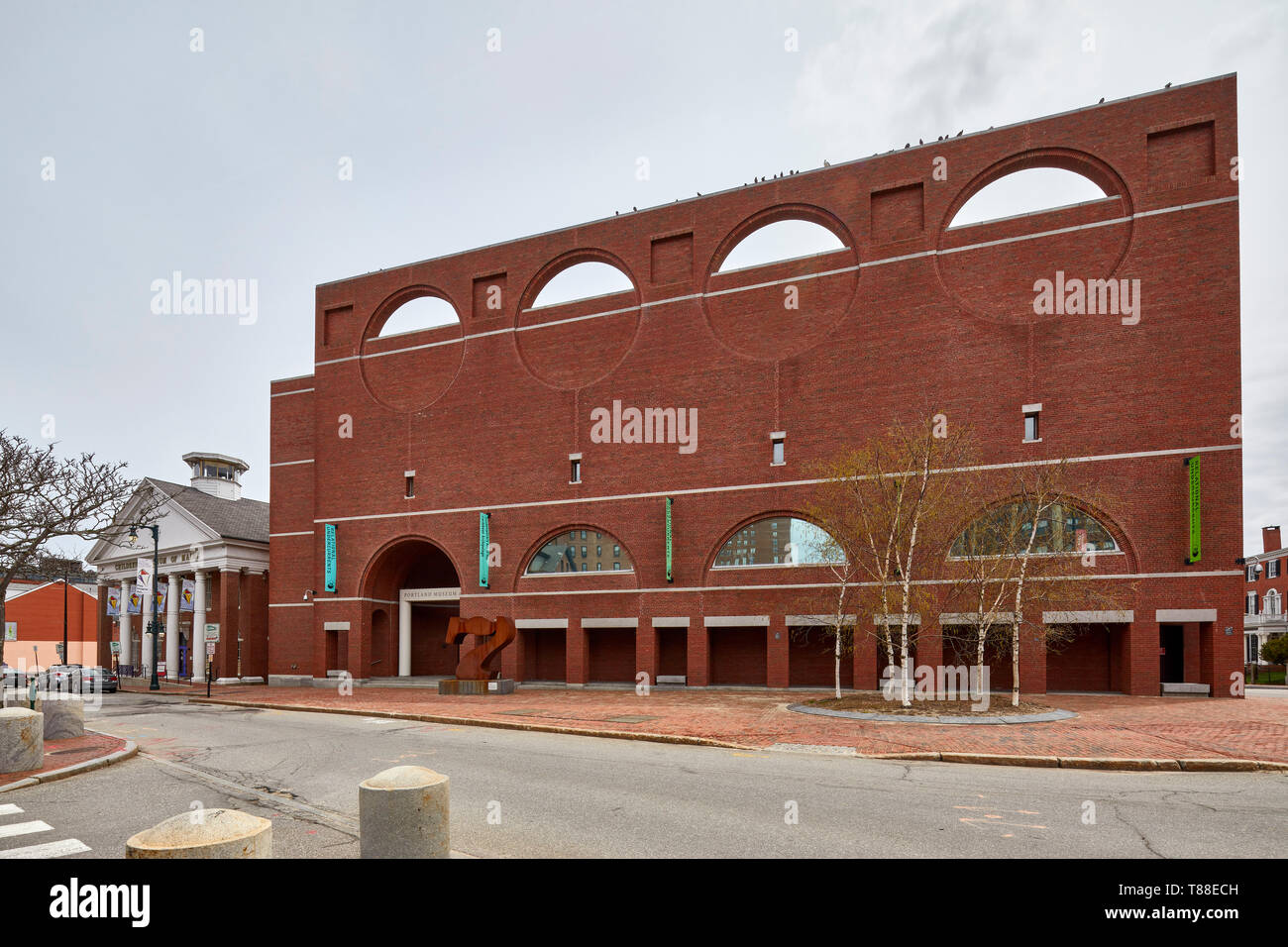 Portland Museum of Arts Charles Shipman Payson Edificio en Porland ME Maine Estados Unidos EE.UU. Foto de stock