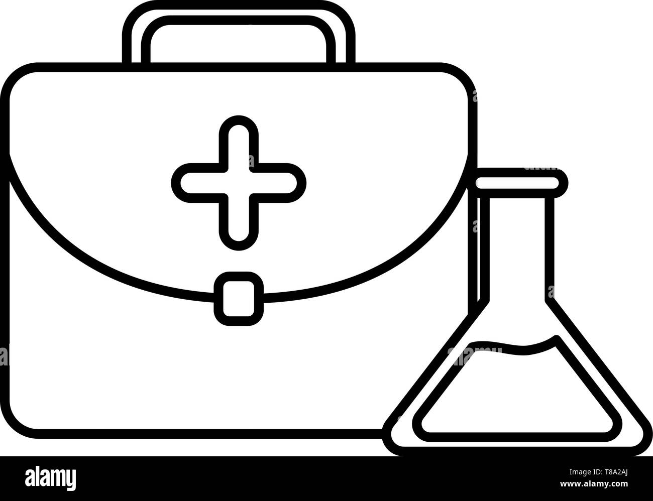 Kit médico con prueba de tubo