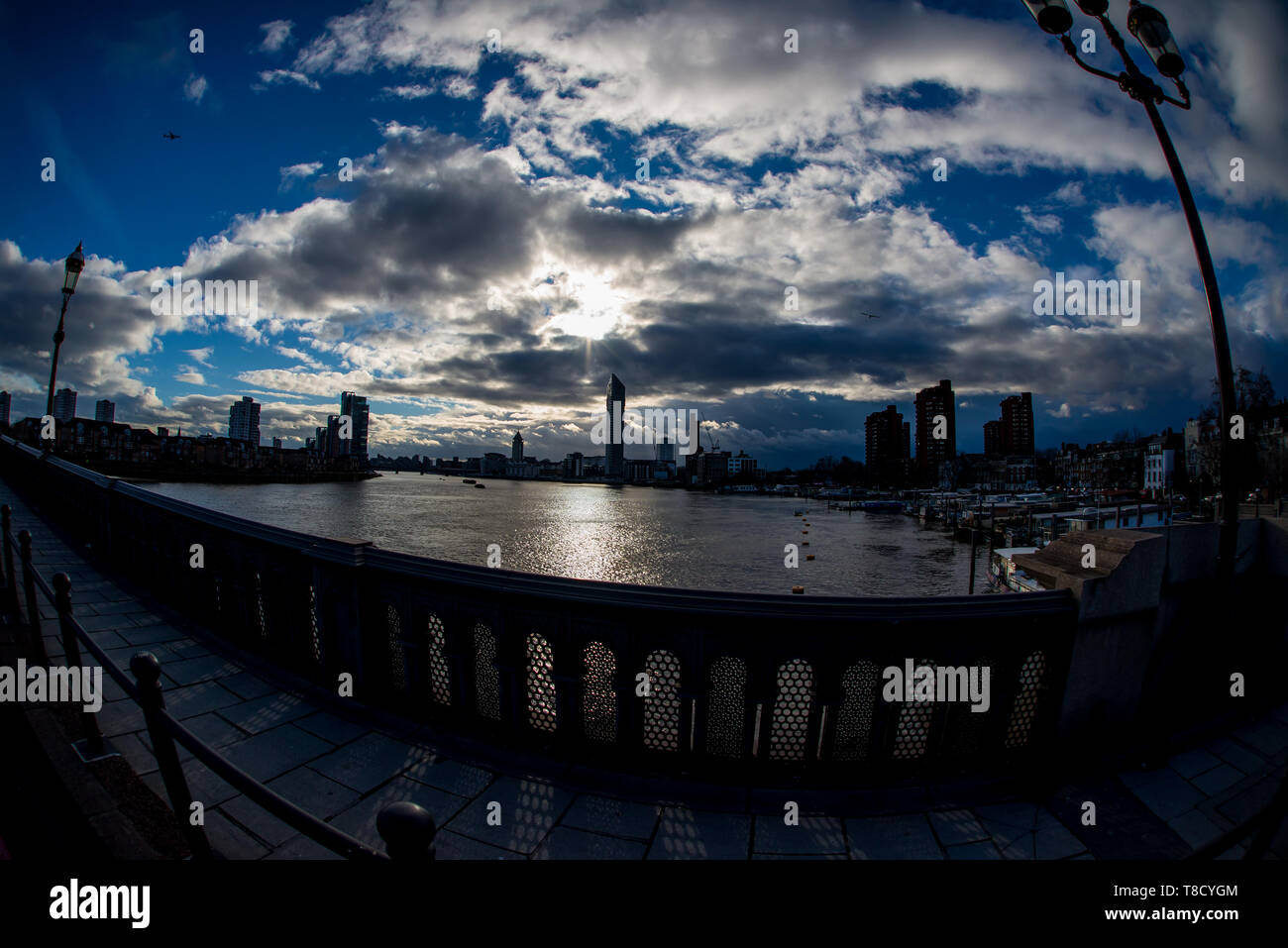 Battersea Bridge. Londres. Foto de stock