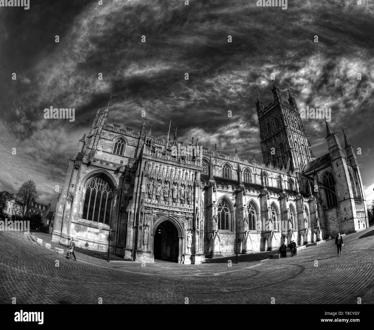 Catedral de Gloucester. Foto de stock