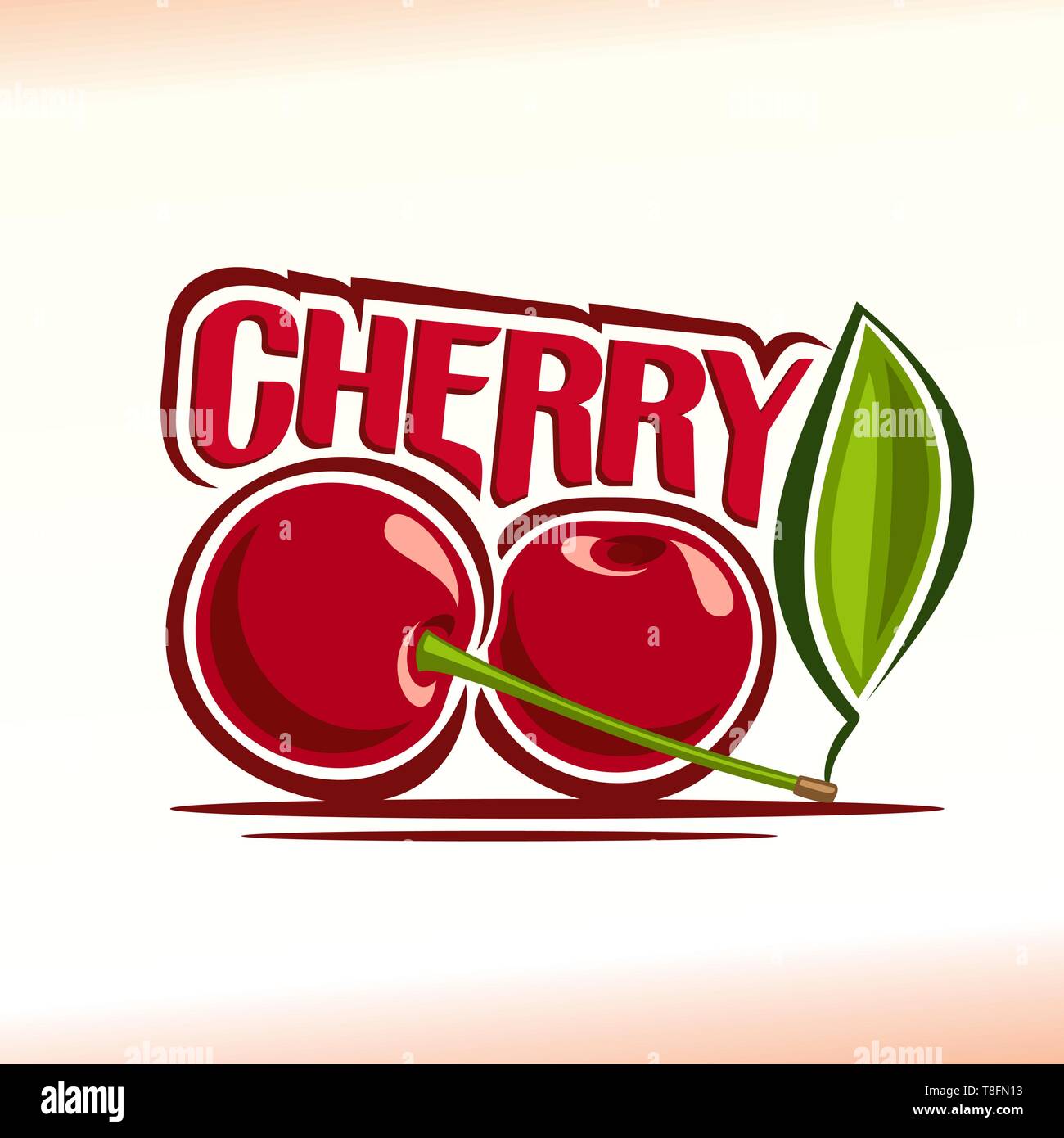 Vector logo para cherry Imagen Vector de stock Alamy