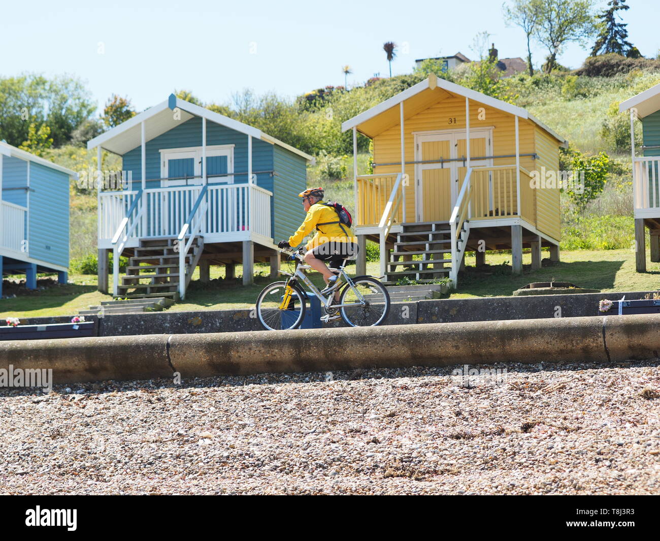 El Minster sobre mar, Kent, UK. 14 de mayo de 2019. El clima del Reino Unido: un día soleado en Minster sobre mar, Kent. Crédito: James Bell/Alamy Live News Foto de stock