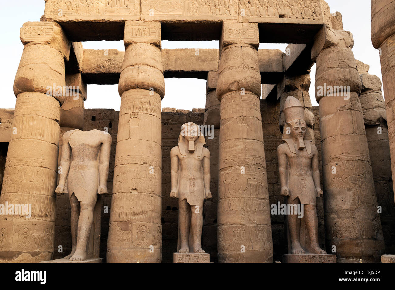Templo de Luxor, Luxor, Egipto Foto de stock