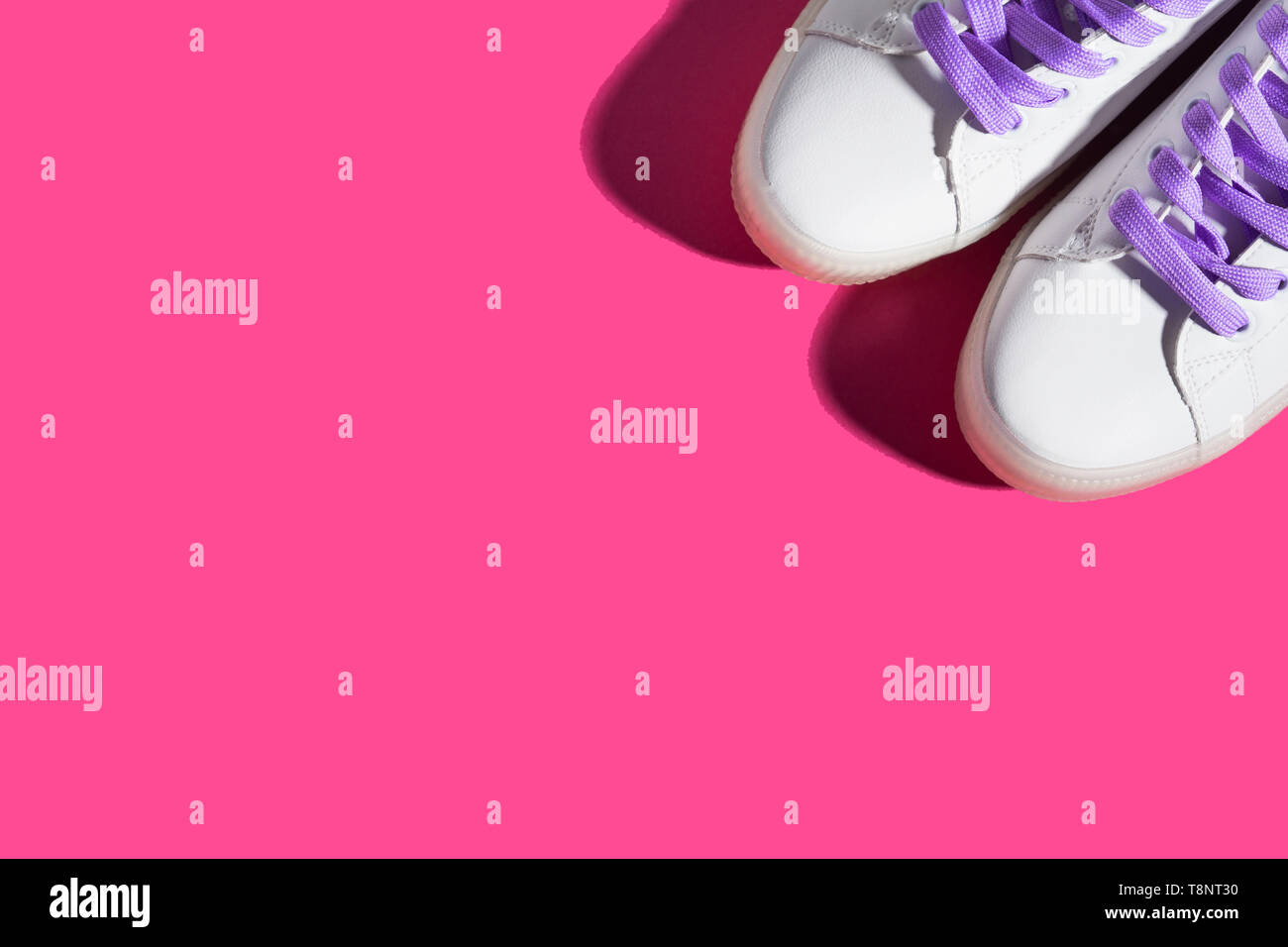 Zapatillas rosa neon top