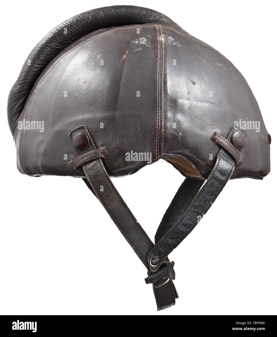 Casco custom forrado cuero marron tipo aviad Sold through Casco custom forrado cuero marron tipo aviad Sold through