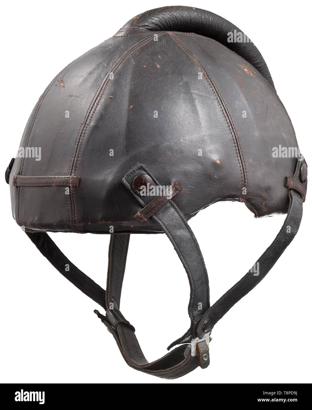 Casco custom forrado cuero marron tipo aviad Sold through Casco custom forrado cuero marron tipo aviad Sold through