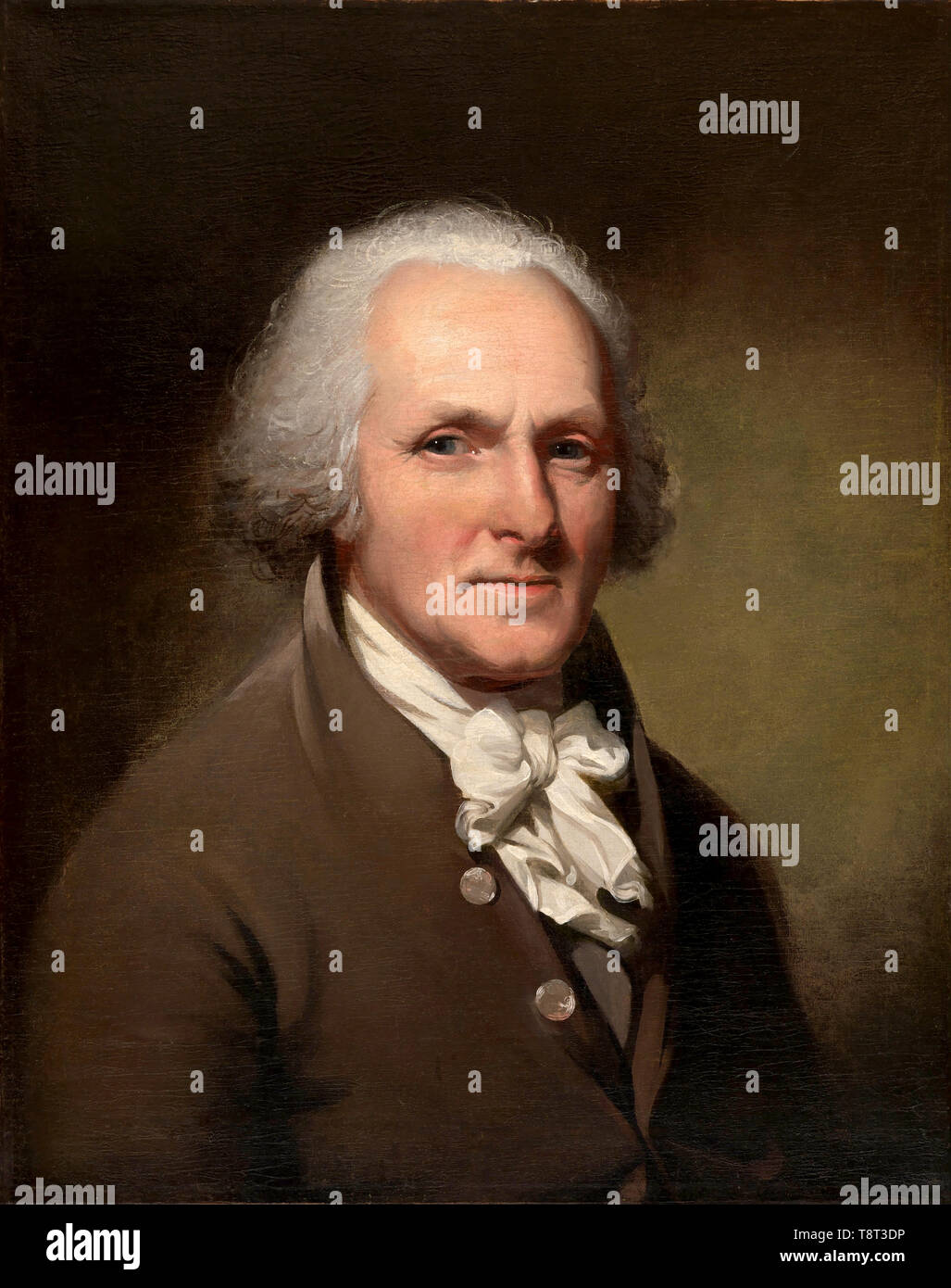 Charles Willson Peale (1741 - 1827) El pintor americano, Autorretrato Foto de stock