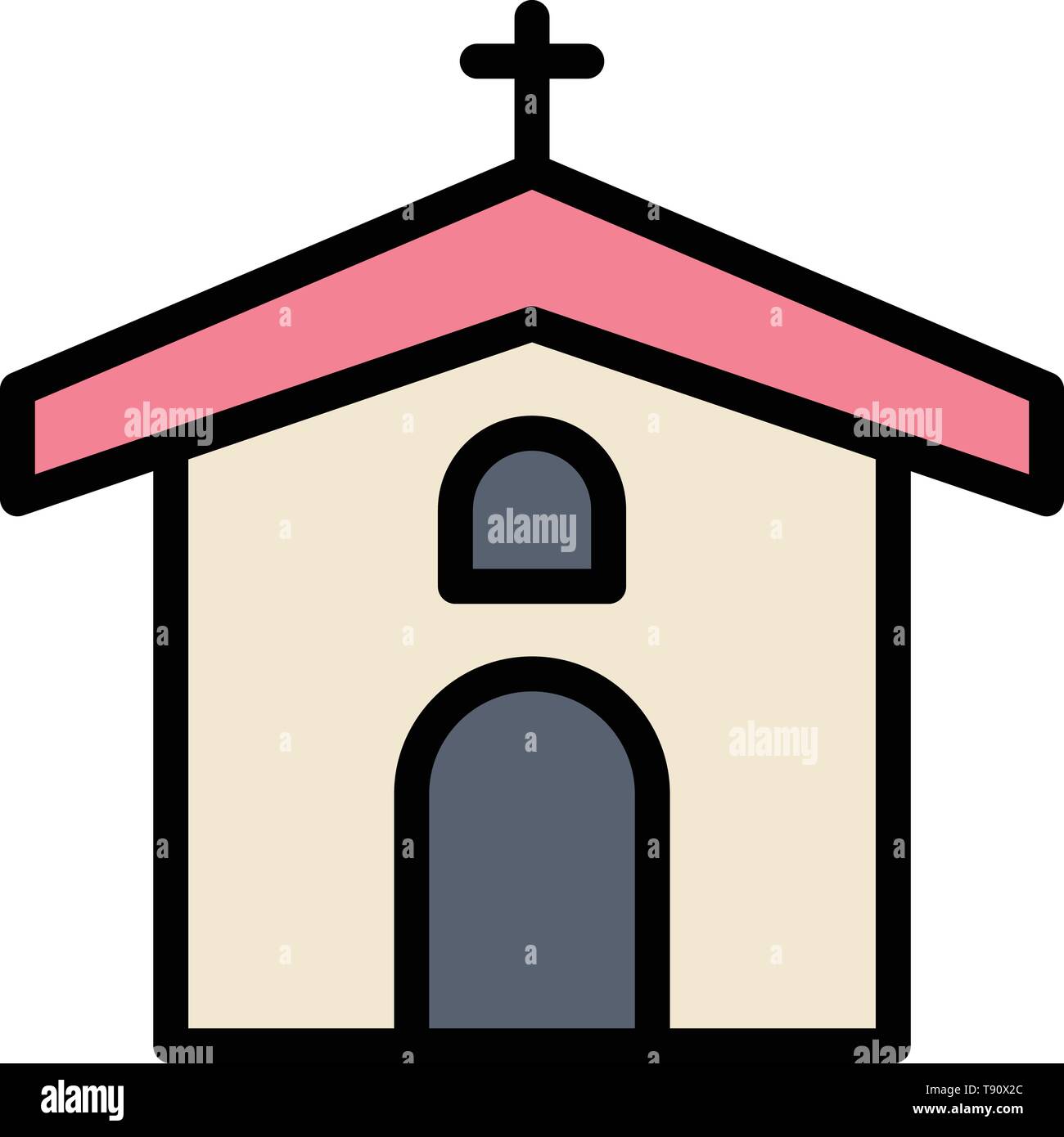 La iglesia cristiana, la celebración de la Pascua, la Cruz, la plantilla de logotipo de la empresa. Color plano Imagen Vector de stock - Alamy La iglesia cristiana, la celebración de la Pascua, la Cruz, la plantilla de logotipo de la empresa. Color plano Imagen Vector de stock - Alamy