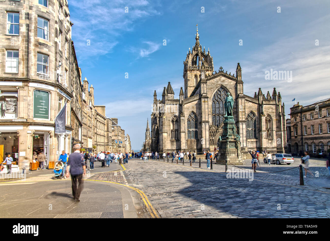 La Catedral de St Giles en Edimburgo, Escocia Foto de stock