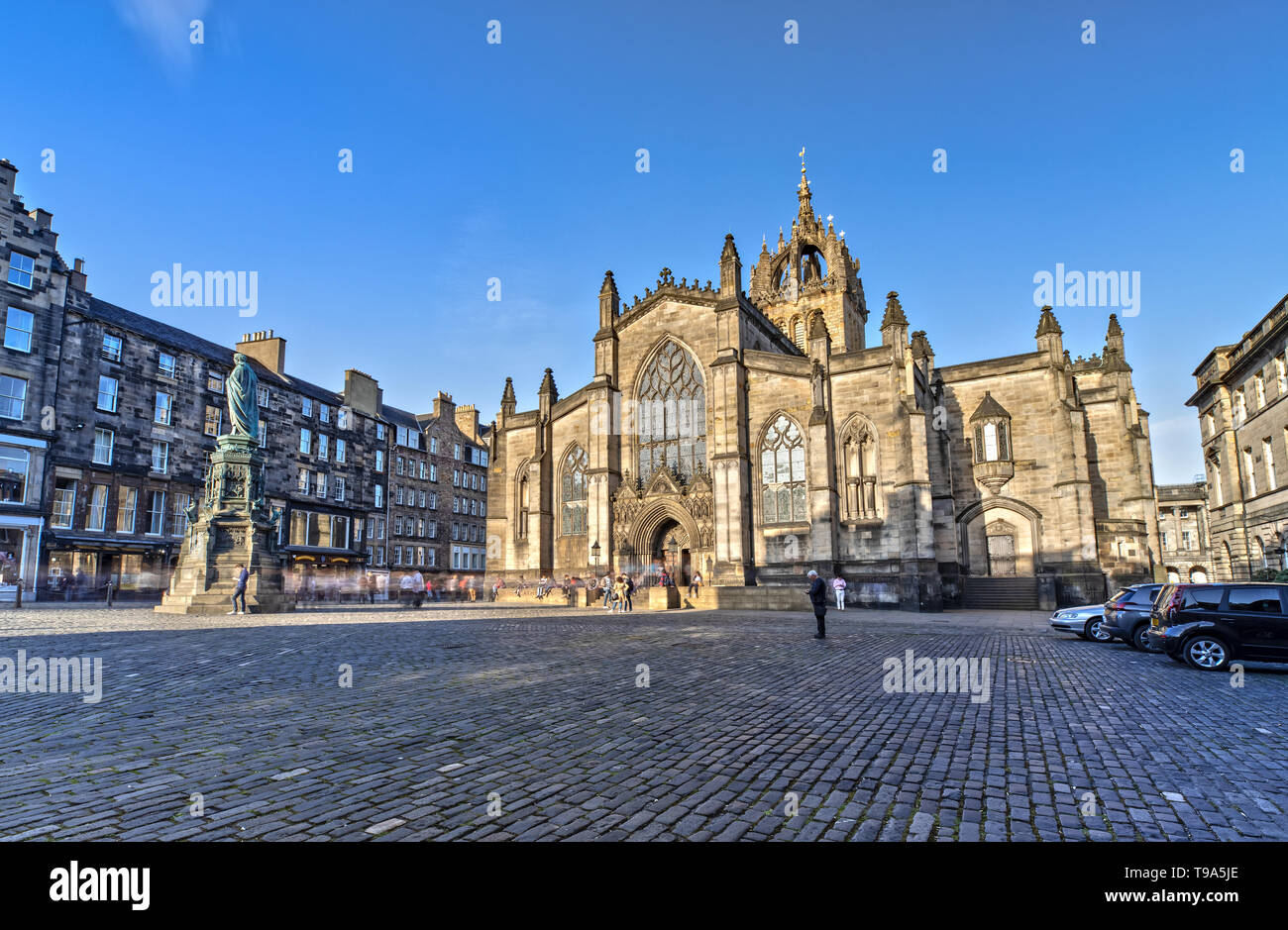 La Catedral de St Giles en Edimburgo, Escocia Foto de stock