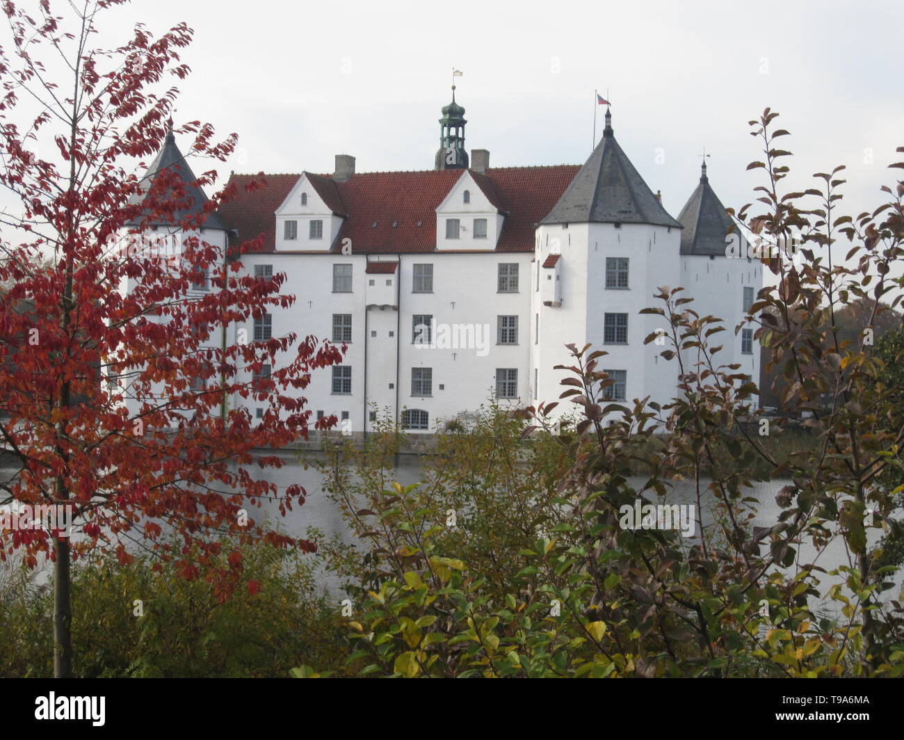 En Glücksburg Glücksburger Schloss, Nahe Flensburg, Schleswig-Holstein, Deutschland / castillo en gluecksburg cerca de Flensburg, Schleswig-Holstein, Alemania Foto de stock