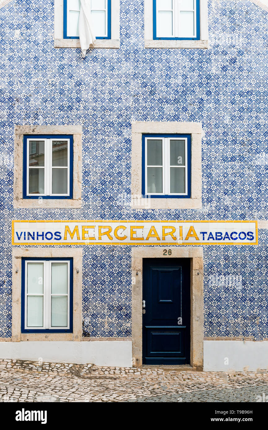 Una histórica casa en Cascais, Portugal. Foto de stock