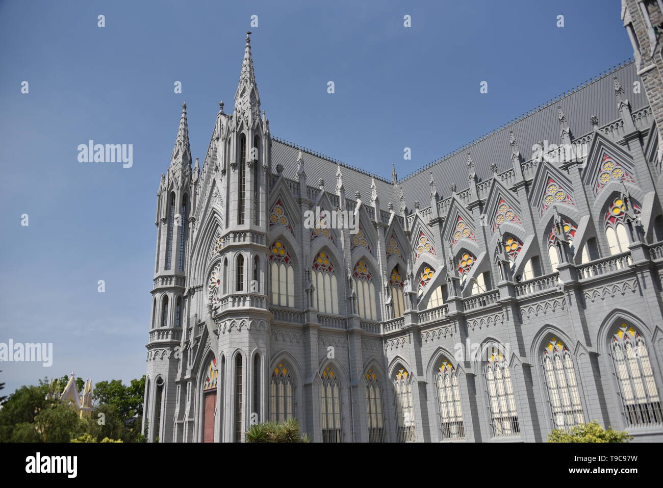 Catedral de San José y Santa Filomena, Mysore, Karnataka, India Foto de stock