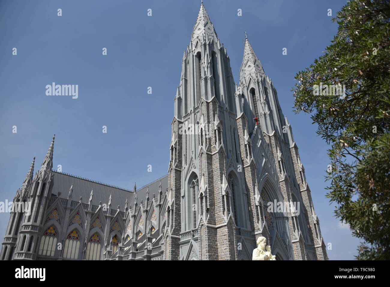 Catedral de San José y Santa Filomena, Mysore, Karnataka, India Foto de stock