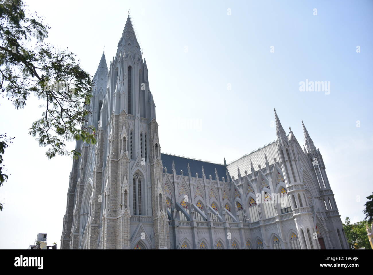 Catedral de San José y Santa Filomena, Mysore, Karnataka, India Foto de stock