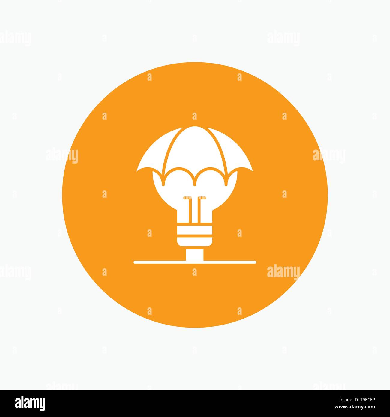 Ideas protegidas, copyright, patente, Idea de defensa Ilustración del Vector
