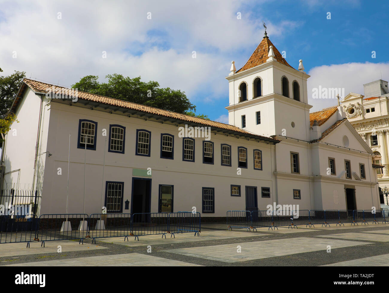 ¿El patio del colegio, en el centro de Sao Paulo, Brasil Fotografía de
