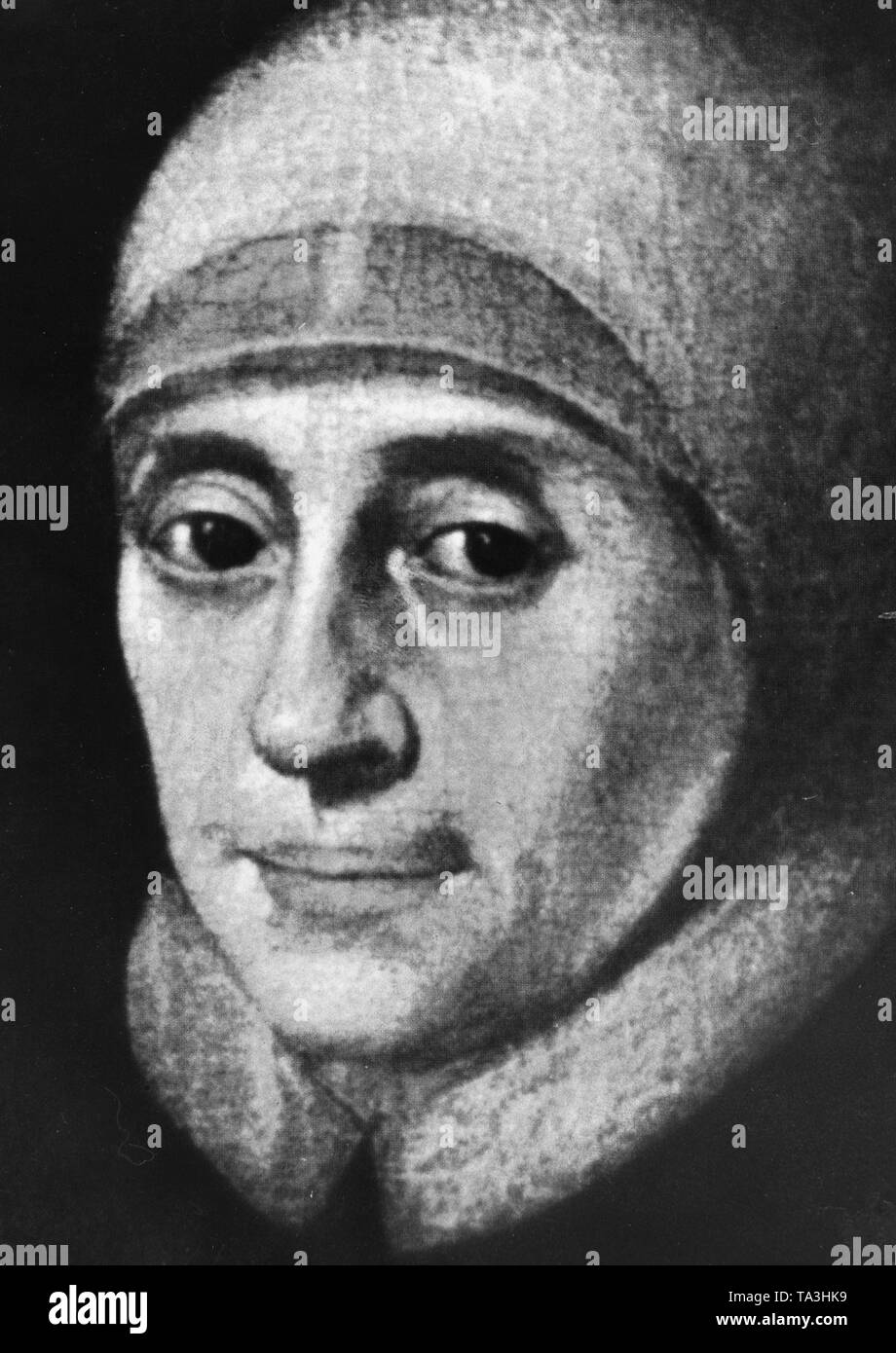 Retrato de la Hermana Maria religioso católico inglés Ward Foto de stock