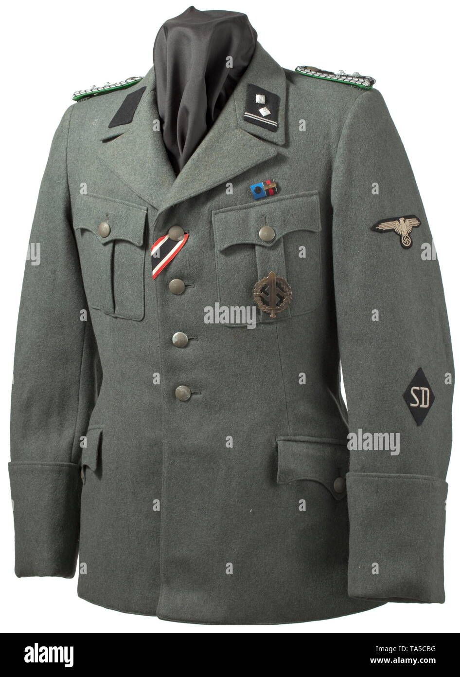 Форма сд. Китель немецкого офицера SD ww2. Униформа офицера SD Waffen SS ww2. Китель Ваффен СС. SD Waffen SS форма.