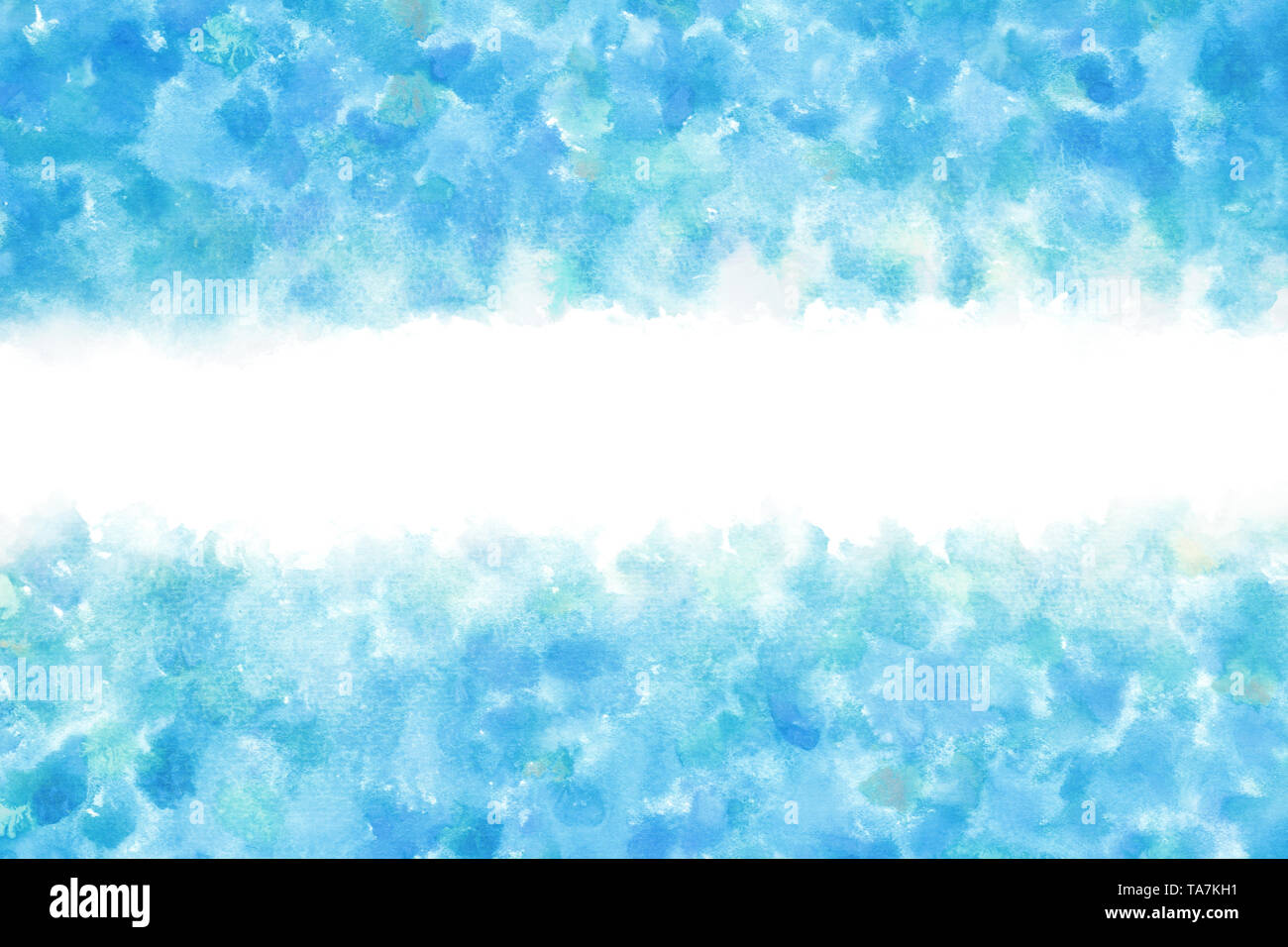 Color pastel azul cielo de fondo abstracto o pintura acuarela Fotografía de  stock - Alamy