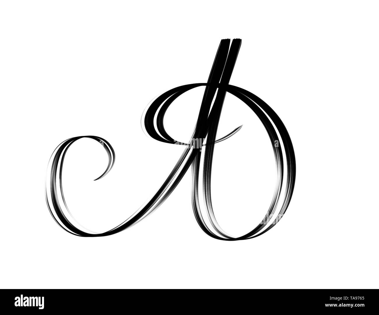 Letras pequeñas Imágenes de stock en blanco y negro - Alamy