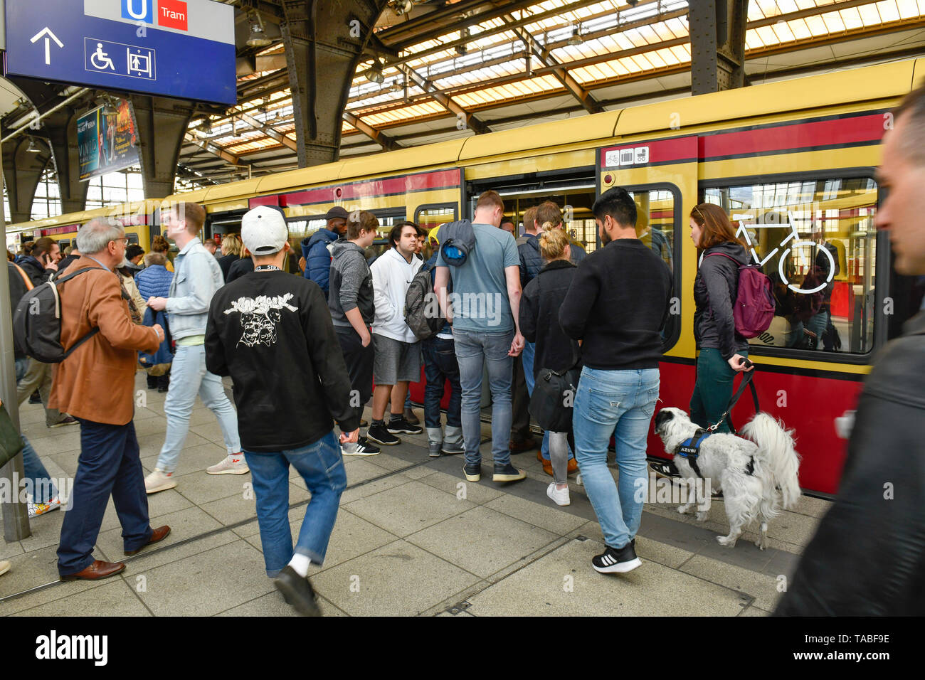 Ferrocarril de la ciudad, la estación de tren Friedrichstrasse, oriente